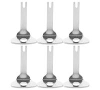 CHILDWEET Emergency Keys Manual Alarm Button Tool 6pcs Iron Material Silver for Fire Alarm Call Point Resetting for Emergency Response and Fire Fighting Safety