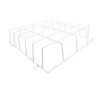 CHILDWEET Emergency Light Cage Guard Sturdy Metal Construction 11.79x11.79x2.95in Iron Wire Cage Protector White for Exit Signs and Emergency Lights Suitable for Hospitals and Commercial