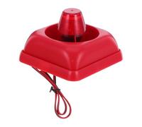 CHILDWEET Emergency Sound and Light Alarm Dc12v-24v Universal Red PC Abs LED Strobe Siren for Safety Monitoring, Factories