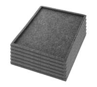 CHILDWEET Felt Puzzle Sorting Tray Set 6pcs 30X24Cm Reusable Multifunctional Block Puzzle Organizer Board Foldable Felt Sections