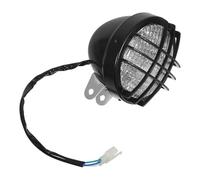 CHILDWEET Go Kart Front Headlight with Grid Cage, Plastic Quad Atv LED Driving Light for Four Wheeler Off-Road Exploration