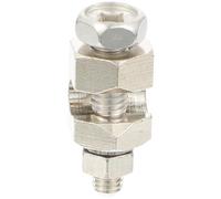 CHILDWEET Ground Clamp Solar Cable Clip Tin Plated Copper Connector for 2.5-10Mm² Wire, Includes Anti-Clip Module, Designed for Photovoltaic Wiring in Home and Industrial Settings