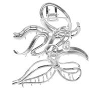 CHILDWEET Hair Clips with for Women and Silver Metal for 3pcs Easy to Use Hair Styling Tools Unique Shape Everyday Use
