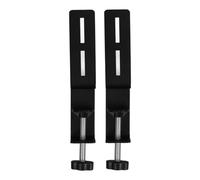 CHILDWEET Heavy Duty Desk C Clamp Table Clamps Painted Metal Mounting Brackets 2Pcs for Fixed Holders on Workstations and Pegboards Designed for Home and Office Settings