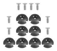 CHILDWEET Kayak Line Guide Buckles Quick Installation and Secure Connection 8 Sets with Screws Rigging Accessories for Boat and Canoe for Boating Adventure and Water Sports