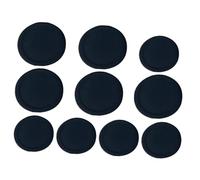 CHILDWEET Kazoo Flute Diaphragms Black Membrane Mouth Easy to Install PE Plastic Storage Case Practical Replacement Parts for Kazoo Flute