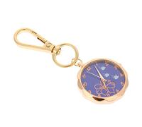 CHILDWEET Keychain Pocket Watch Clip On Glass Alloy Case Arabic Numeral Dial Decorative Key Fob Unisex Backpack Keychain Doctor Clip Watch Student Badge Hanging