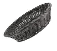 CHILDWEET Large Capacity round Wicker Fruit Basket Made of Imitation Rattan with Elegant Appearance and Simple Stylish Design, for Storing Bread and Organizing Items at Outdoor
