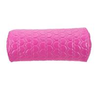 CHILDWEET Manicure Nail Arm Rest Pillow Heart Pattern, PU Leather Half-Moon Hand Pillow, Detachable Nail Art Rest Cushion for Salon and Home Use