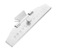 CHILDWEET Metal Fletching Jig Replacement for DIY Arrow Making, Silver Adjustable Fletching Tool with Precision Clamp, Archery Accessories for Carbon and Wood Arrows, Hunting and Outdoor