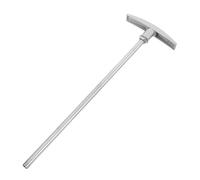 CHILDWEET Metal Handle Rv Tank Pull Handle Rv Sewer Valve Extension Tube Rv Tank Valve Handle Rv Waste Waste Water Extension Sewer Silver