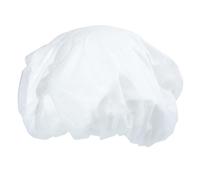 CHILDWEET Microwaveable Elderly Shampoo Hat in White Non-Woven Fabric with Simple Design, One Size Fits Most, Sturdy and Not Easy to Deform, for No Water Rinse Hair Washing at Home
