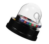 CHILDWEET Mini Electric Bingo Ball Machine Portable Lottery Number Picker for Party Games Compact Plastic Lucky Draw with Easy-read Numbers for Family and Friends Entertainment