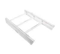 CHILDWEET Mini Ladder Towel Rack White Rustic Bathroom Ladder Shelf Small Hand Towel Holder Stand for Farmhouse Decor and Kitchen Counter Storage