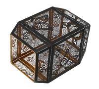 CHILDWEET Modern Style Iron Table Lamp Shade with Tree Shadow Pattern Decorative Metal Lampshade for Bedside Pendant and Floor Lamps Hollow Design for Rustic Indoor Lighting