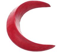 CHILDWEET Moon Shape Hair Stick Hair Pin for Women Red Plastic Accessory Unique Classical for Parties and Celebrations