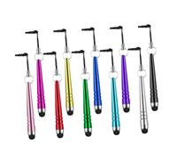 CHILDWEET Multipurpose Stylus Baseball Bat Shape Stylus Lightweight Accurate Touch Plastic Pen for Touch Screen Devices in Assorted Bright Colours 6.3Cm Length