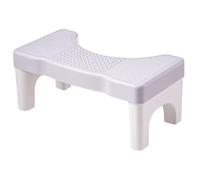 CHILDWEET Non-Slip Bathroom Toilet Footstool for Adults and Comfortable Squatting Step Stool with Compact Lightweight Design Fits Western Toilets for Improved Posture and Easy Use