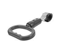 CHILDWEET Non-Slip Grey Elliptical Bus Handle Replacement Ring for Elderly Safety Subway Assist Grip for Vehicle Boarding Stylish and Mobility Aid for Public Transport