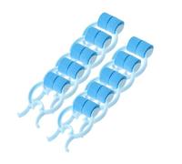 CHILDWEET Nose Stop Clips Nose Fixing Clips for Breathing Training 16pcs Practical and Portable Made of Sturdy Pom and Eva Material, for Travel and Outdoor Use