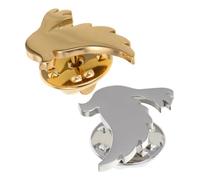 CHILDWEET Peace Dove Brooch Pins Set, 2pcs Gold Alloy Lapel Pins for Adults, Charity Event Accessories, Symbol of Justice and for Women