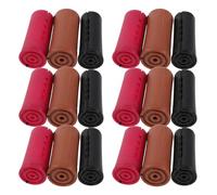 CHILDWEET Plastic Cold Wave Perm Rods 18pcs with Elastic Bands 4.0cm 3.5cm 3.0cm for Professional Stylists Non-slip Curling Rollers Adaptable for All Hair Types