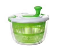 CHILDWEET Plastic Salad Dehydrator and Vegetable Dryer for Home Use, Efficiently Wash and Dry Fruits and Vegetables Over The Sink Drain Basket in Green