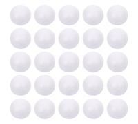 CHILDWEET Polystyrene Balls Can be Pinned and Cut White 50pcs 2cm Solid round Spheres for Christmas and Party Decoration for Crafting and DIY Art Projects