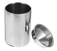 CHILDWEET Portable Car Ashtray Stainless Steel Funnel Design 9x7.8cm Windproof Auto Cigarette Ash Holder for Office and Vehicle Use