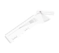 CHILDWEET Portable Eyeglass Fitting Tool Professional Accuracy and Userfriendly Operation, Plastic Pd Ruler for Eye Glasses, Suitable for Clinics and Home Use by Individuals and Optometrists