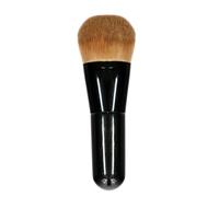 CHILDWEET Portable Foundation Brush with Fluffy Synthetic Fiber, Angled Powder and Makeup Blush Brush for Cosmetics Application, Lightweight Face Makeup Tool for Travel and Daily Use