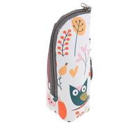 CHILDWEET Portable Insulated Bottle Bag with Zipper Leakproof Closure Thermal Cooler and Warmer Pouch for Breastmilk Oxford Fabric and Aluminum Foil Lining Cute Animal Print for Daycare