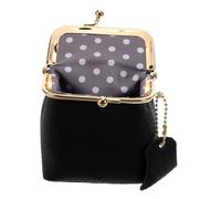 CHILDWEET Portable Mini Makeup Bag for Women Square Lipstick Perfume Pouch Lightweight and Stylish Coin Purse for Travel Daily Use Solid Color Compact Design