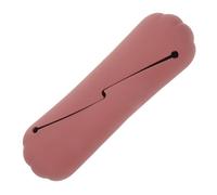 CHILDWEET Portable Silicone Makeup Brush Holder Scratch Resistant Cosmetic Brush Organizer Travel Case Compact Lightweight Brown for Weekend Getaways
