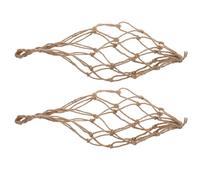 CHILDWEET Portable Wine Bottle Holder Bag Vintage Style Resistant to Wear and Tear 2pcs with Twine Material Wine Bottle Travel Tote for Homes and Restaurants