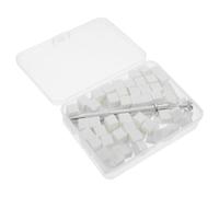 CHILDWEET Professional Nail Art Supplies Set with 101 Pieces Including Manicure Nail Sponge Tool and Stainless Steel Grabber for Smooth and Even Application Precise Control for Manicure