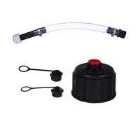 CHILDWEET Racing Fuel Jug Hose and Cap Kit Quick Installation Gasoline Container Cap High Temperature Resistant Refueling Hose for Car Racing with Enhanced Sealing and Design