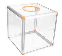 CHILDWEET Raffle Box 29cm X 29cm Cube Lottery Ticket Holder with Slot Party Lucky Draw Storage Container for Events and Fundraisers