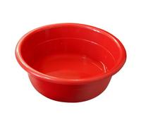 CHILDWEET Red Plastic Washing Basin with Fine Texture and Delicate Design for Home and Salon Use, Sturdy Thickened Hand Wash Basin for Bathroom Storage and Daily Washing Needs