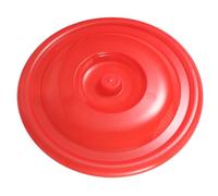 CHILDWEET Red Plastic Wheelie Bin Lid for Garbage Container Easy to Install and Replace Sturdy round Trash Can Protector Lid Suitable for Home and Public Places