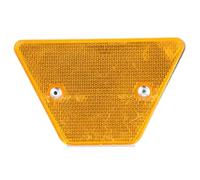 CHILDWEET Reflective Driveway Marker Pavement Reflector Yellow with Single Bracket Made of PC and Iron, Multi-function Design to Withstand Harsh Weather Conditions, for Road Safety