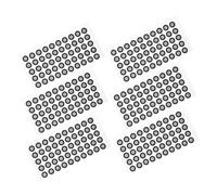 CHILDWEET Reflective Marker Point 3d Scanning Reference Sheet 6 Sheets 50 Pet Reflective Film Stickers for Optical Tracker and 3d Scanner Practical Marking Points