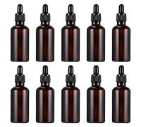 CHILDWEET Reusable Dropper Bottles Easy to Press Liquid with Synthetic Material 10 Pcs 5ml Convenient to Operate, High-end Appearance, Smooth and Sl esign for Essential Oils Travel