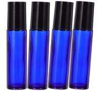 CHILDWEET Roller Bottles Travel-friendly and Portable 24pcs 10ml Glass Roll-on Bottles and Perfume Refills for Essential Oils for Purse Use
