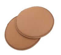 CHILDWEET round Outdoor Seat Pad 2 Pcs Thickened Polyester Brown for Home and Camping, Removable and Washable, Small Seat Cushion Mat