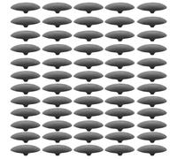 CHILDWEET Screw Caps Decorative Covers for Cross Screws 500pcs Plastic Black Quick Installation Enhancing Aesthetics for Wardrobes and Tight Areas