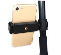 CHILDWEET Selfie Stick Phone Clamp Lock Catch Black Dual-hole Phone Holder Clip for Smartphone Fixation Outdoor Compatible for Tripod and Video Accessories