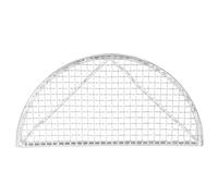 CHILDWEET Semicircle Deep-Fry Tool Fry Food Net Stainless Steel Mesh with Edging Design Not Easy to Deform Silver for Sushi Restaurant and Hotel Restaurant
