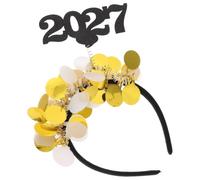 CHILDWEET Sequin Headband for 2027 New Year and Glittering Numerals, Comfortable Fit Lightweight Design Festive Party Accessory Celebration and Home Gathering