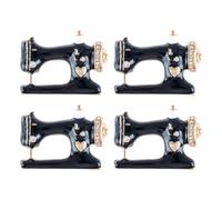 CHILDWEET Sewing Machine Brooch Pins Alloy Material Art Deco 4pcs Vintage with Shining Rhinestone Design Brooch for Women, for Daily Wear and Graduation Ceremony Accessories